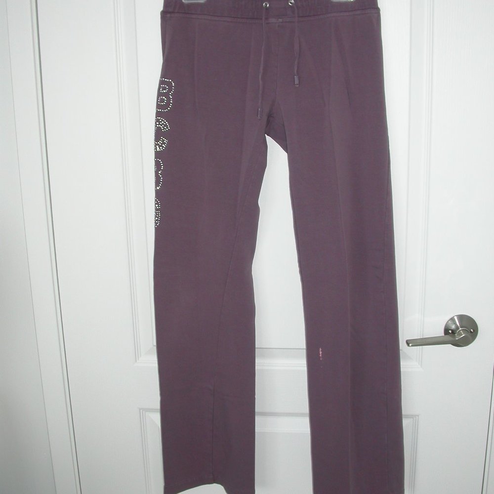 BCBG Sparkly Plum Coloured  Gym Pants